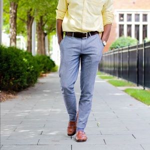 J. Crew Cotton-linen trousers